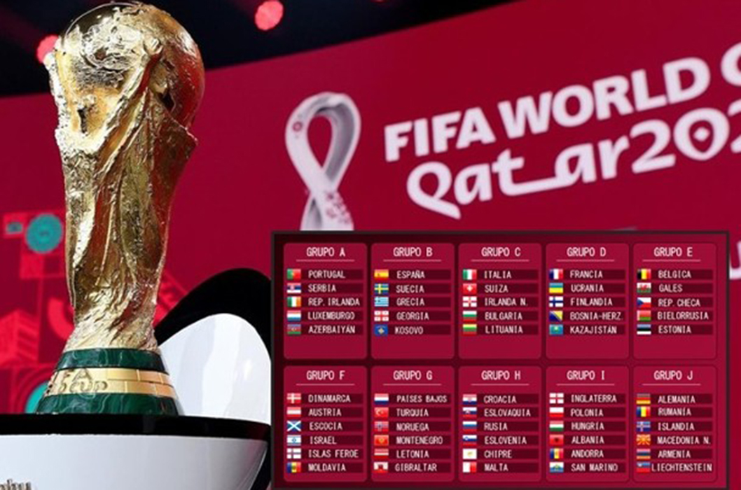 2022世界盃足球歐洲區外圍賽積分榜及排名