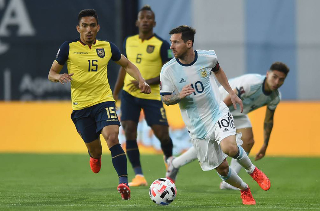 2022世預賽厄瓜多爾扳平比分阿根廷