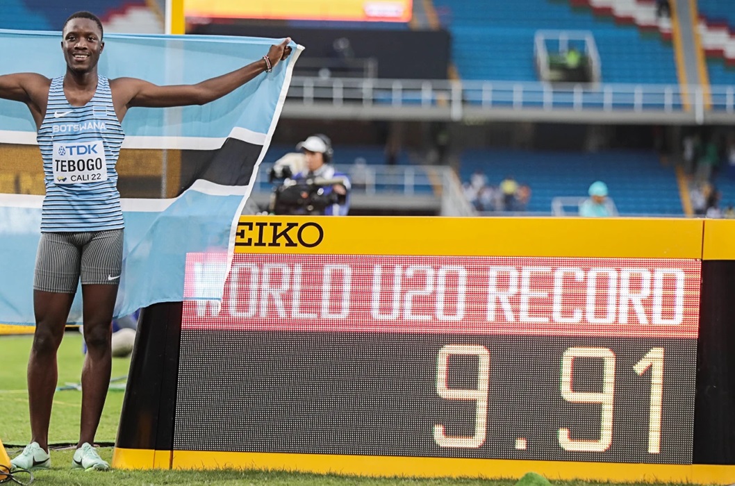 小將特博格跑出新的世界百米紀錄